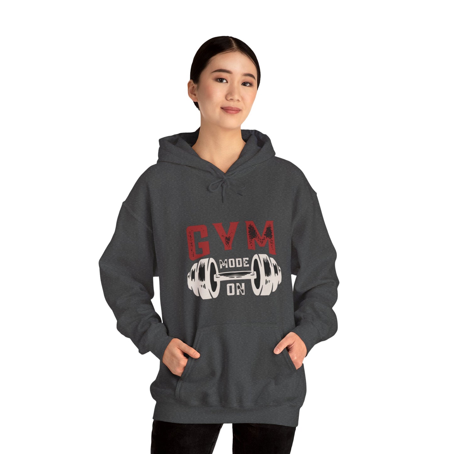 Gym Mode On Unisex Heavy Blend™ Hooded Sweatshirt