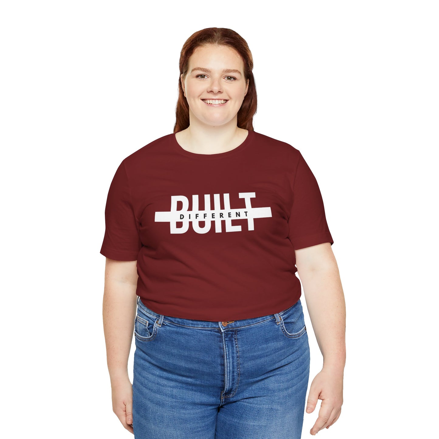 Built Different Unisex Jersey Short Sleeve Tee