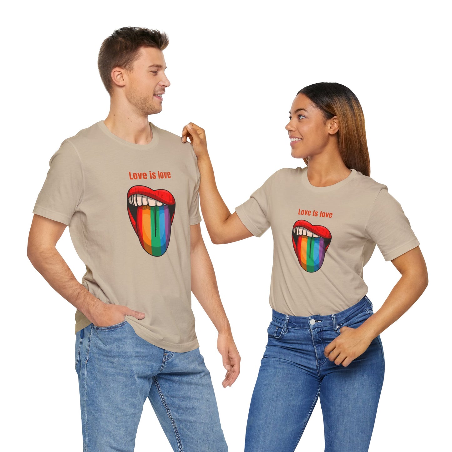 Love Is Love Unisex Jersey Short Sleeve Tee