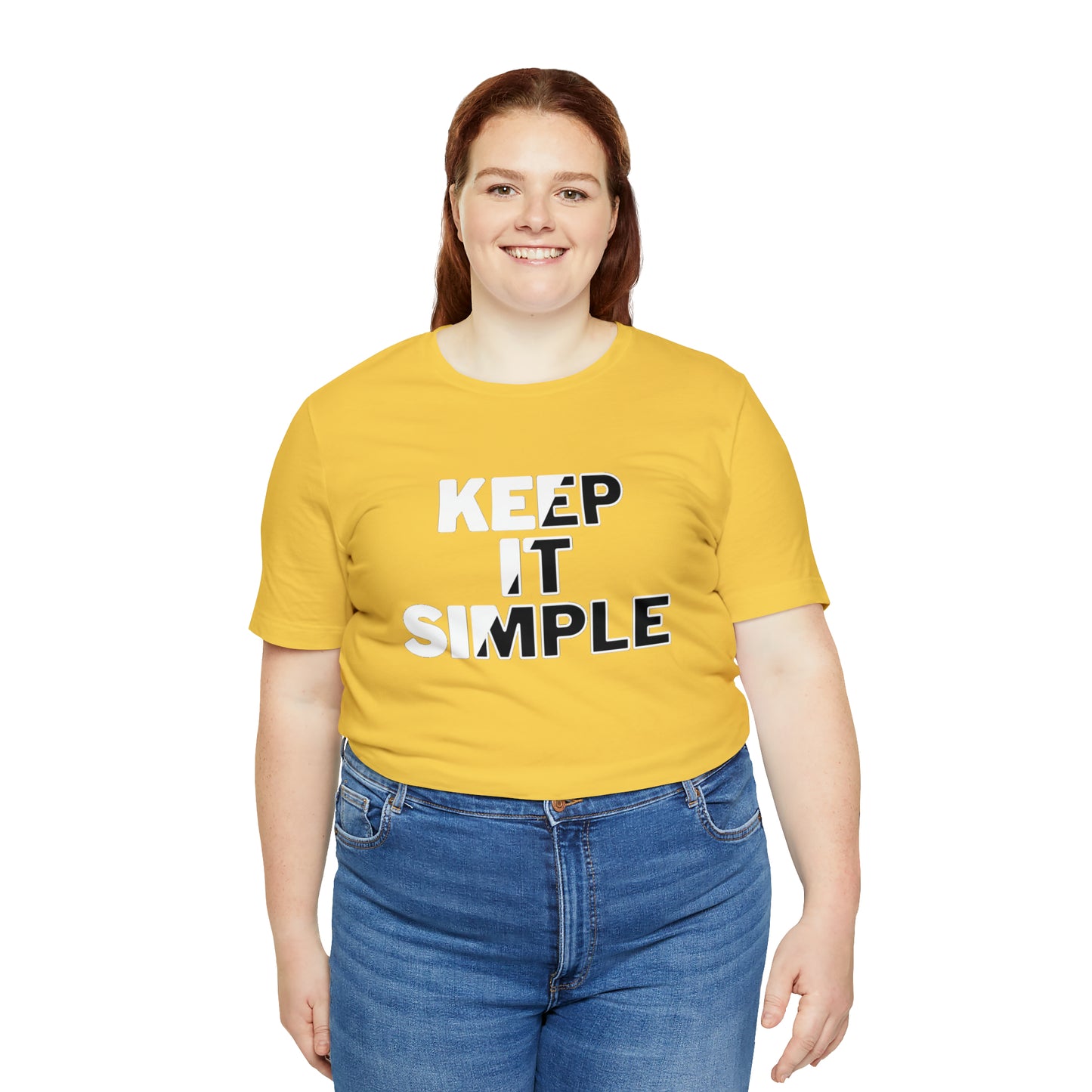 Keep It Simple Unisex Jersey Short Sleeve Tee