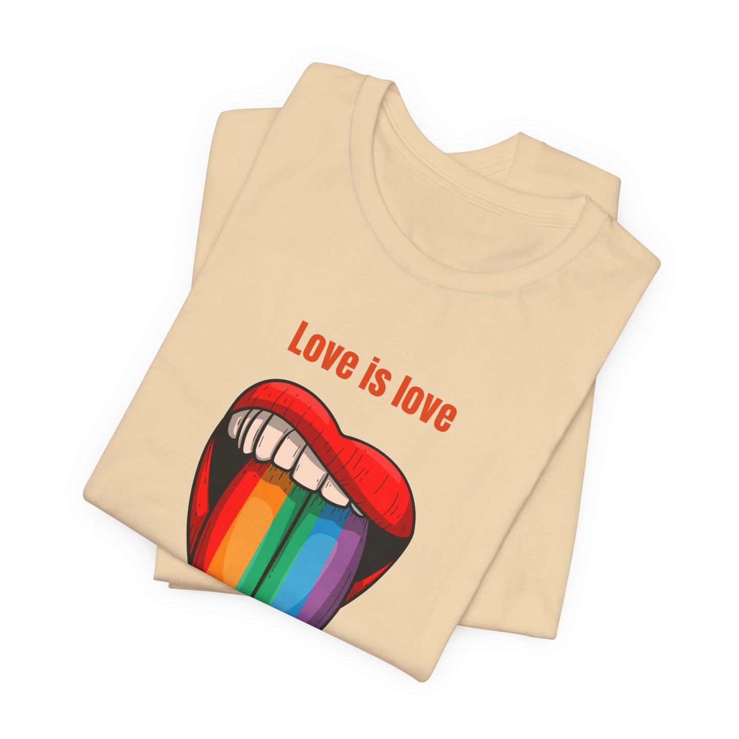 Love Is Love Unisex Jersey Short Sleeve Tee
