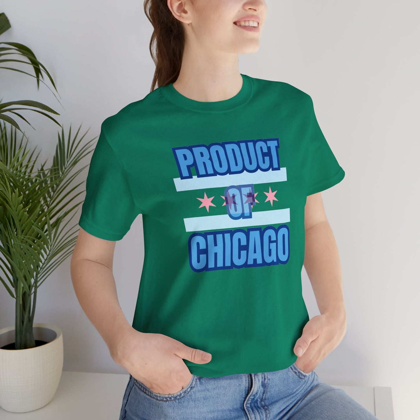 Product Of Chicago Unisex Jersey Short Sleeve Tee
