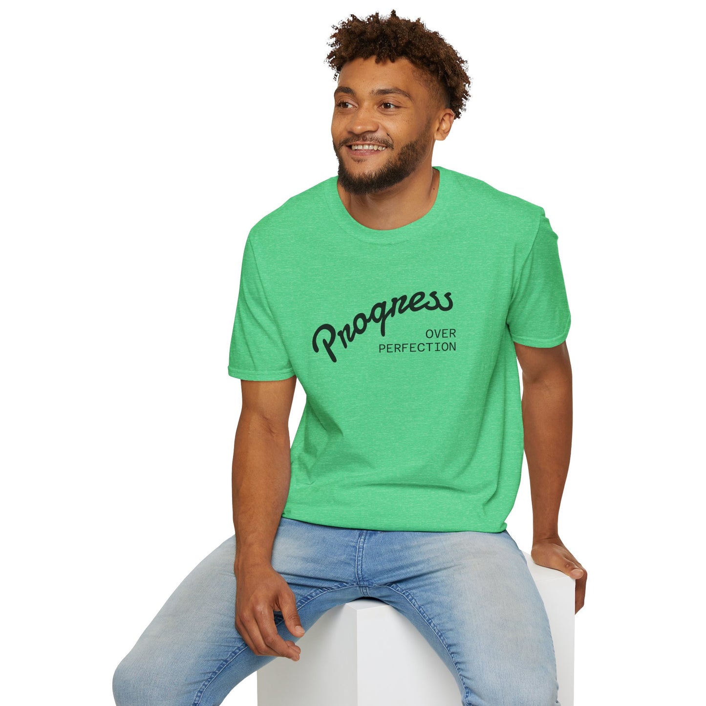 Progress Over Perfection Unisex Softstyle T-Shirt