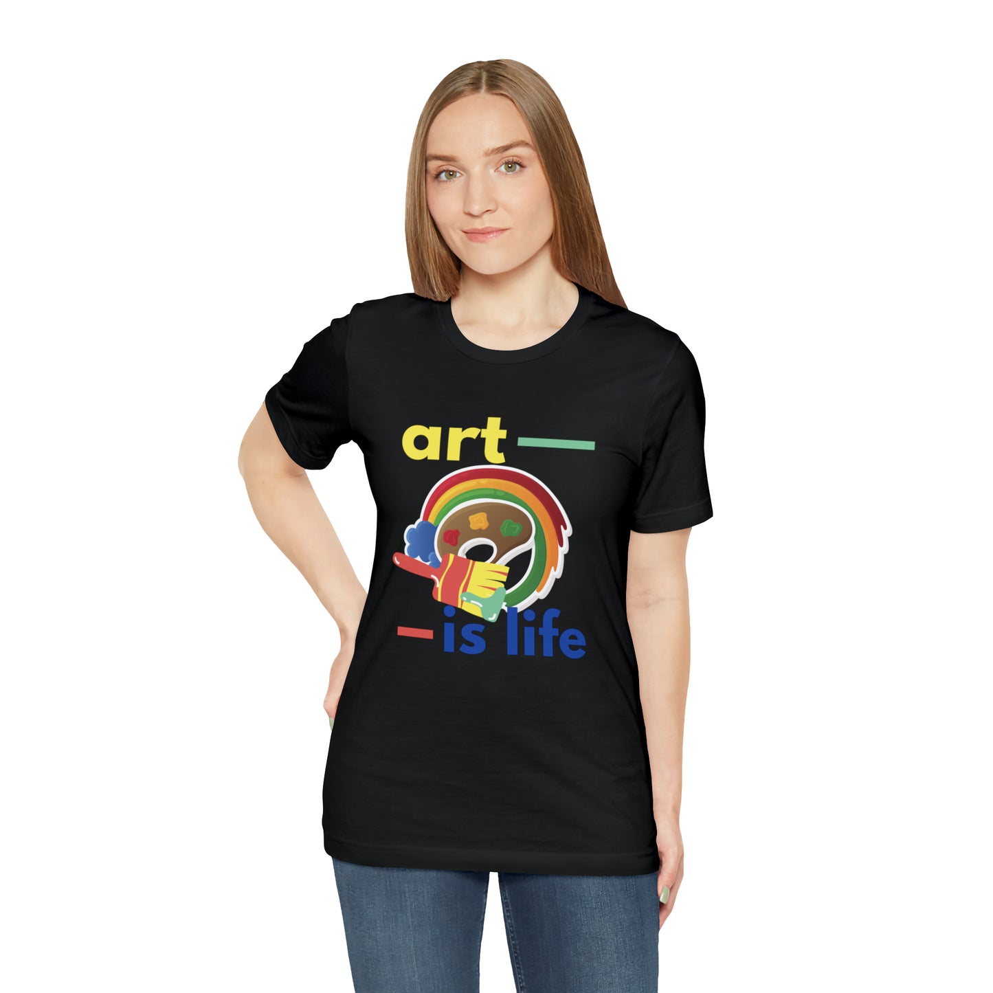 Life Is Art Unisex Jersey Short Sleeve Tee