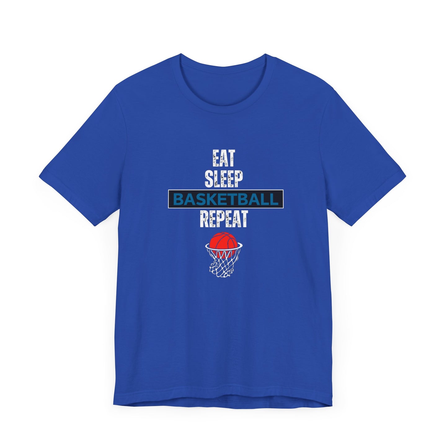 Eat, Sleep, Basketball, Repeat Unisex Jersey Short Sleeve Tee