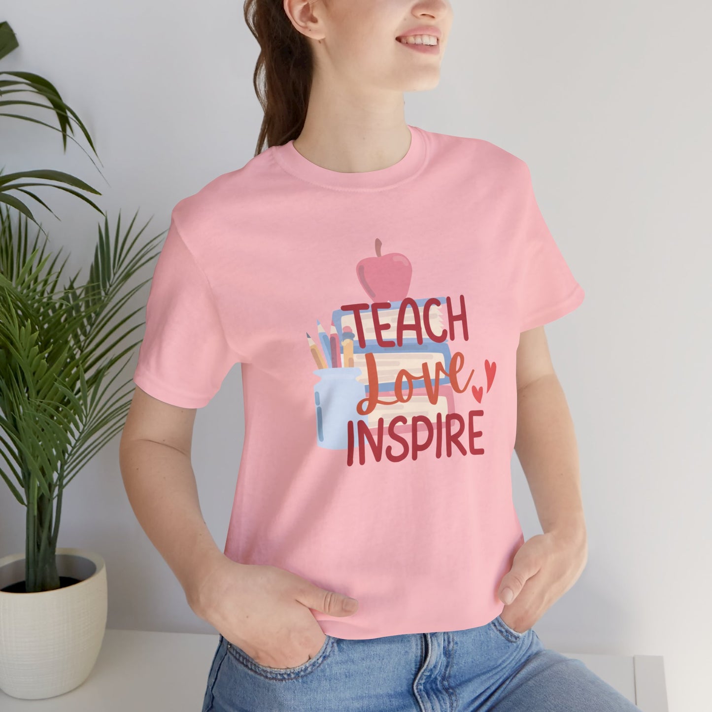 Teach Love Inspire Unisex Jersey Short Sleeve Tee