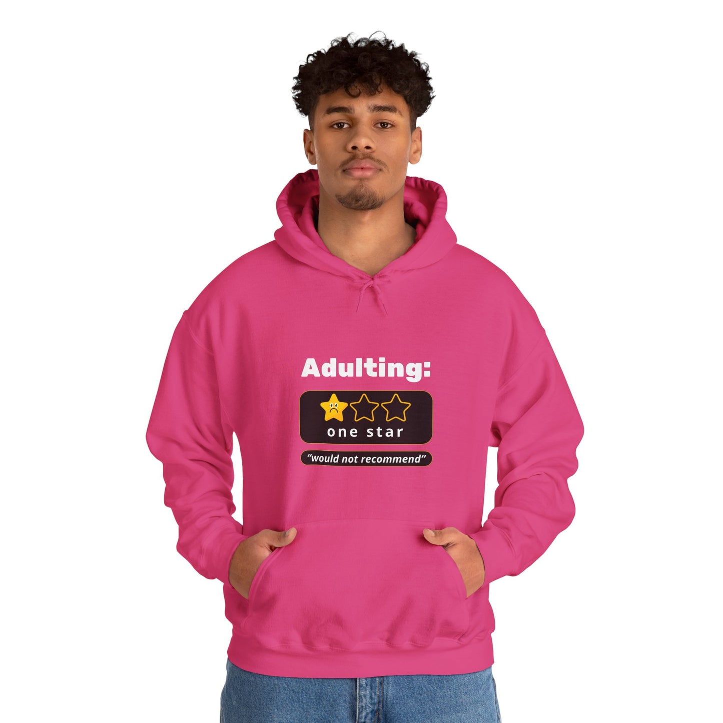 Adulting Unisex Heavy Blend™ Hooded Sweatshirt