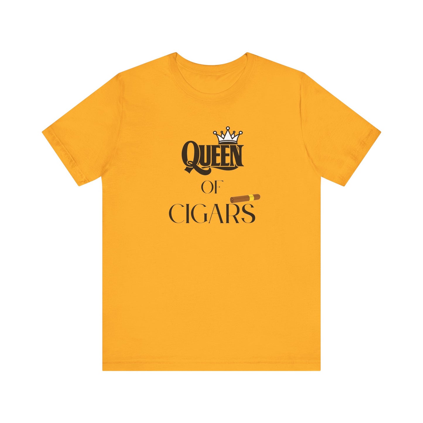 Cigars/ Queen of Cigars Unisex Jersey Short Sleeve Tee