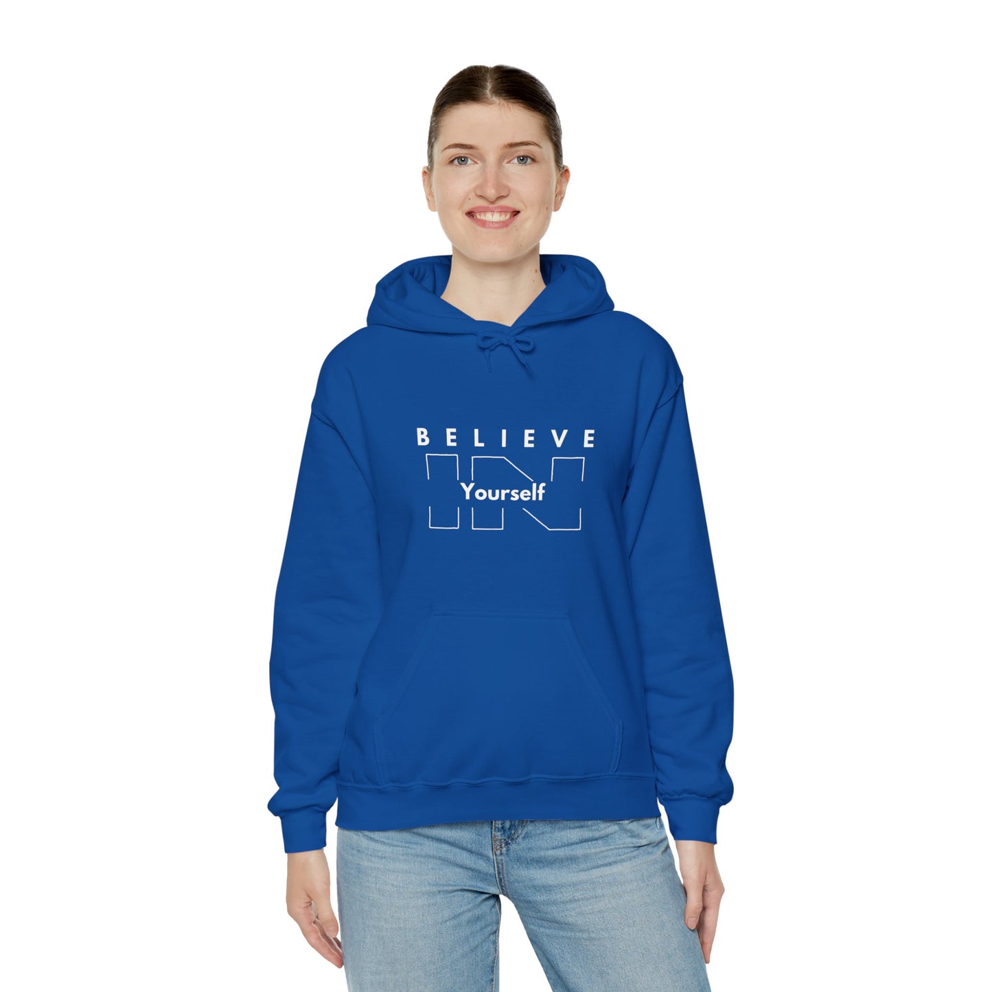 Believe In Yourself Unisex Heavy Blend™ Hooded Sweatshirt