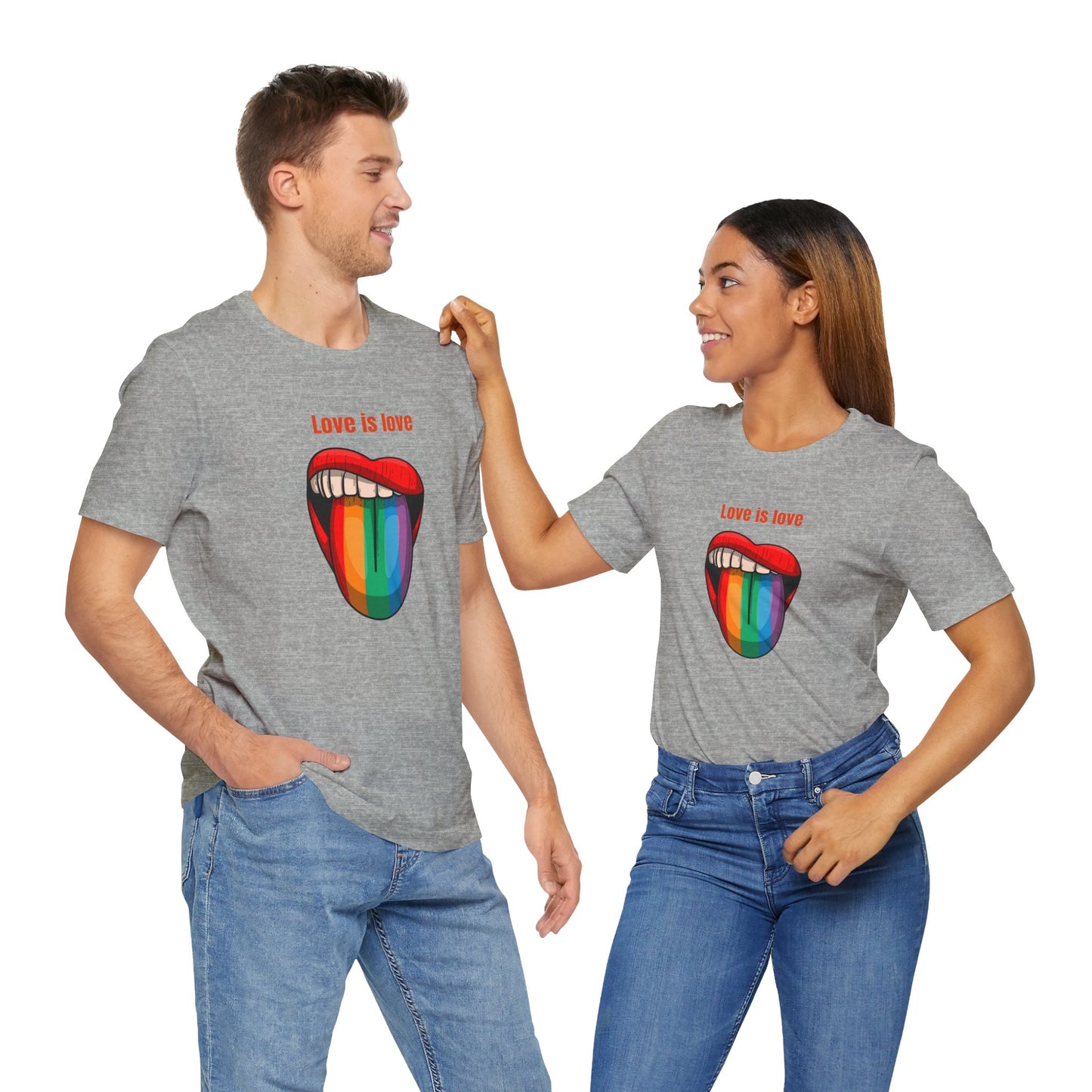 Love Is Love Unisex Jersey Short Sleeve Tee