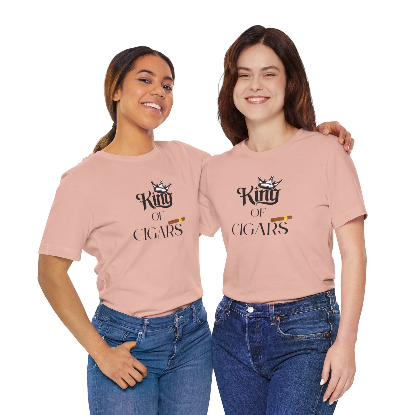 Cigars/ King of Cigars Unisex Jersey Short Sleeve Tee