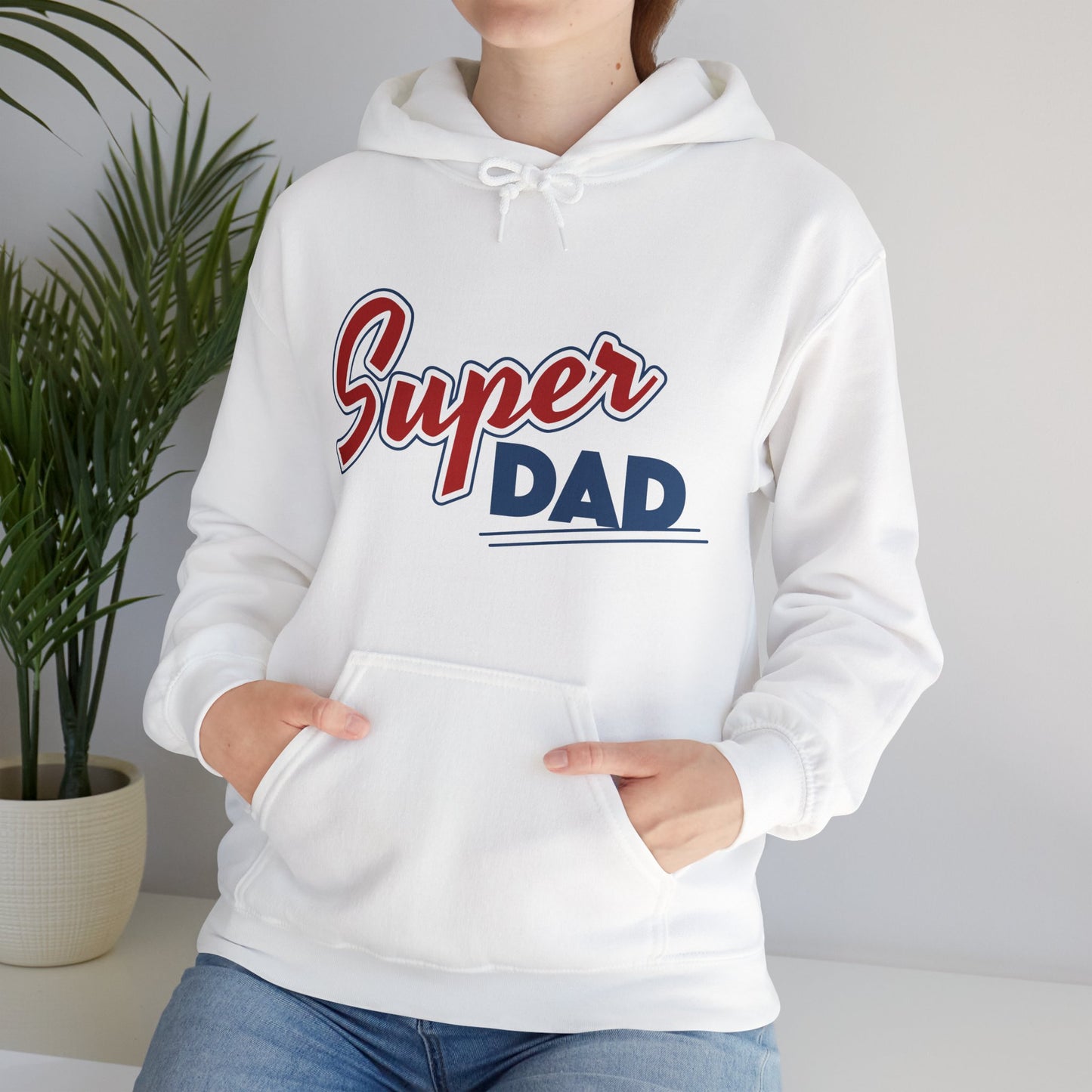 Super Dad Unisex Heavy Blend™ Hooded Sweatshirt