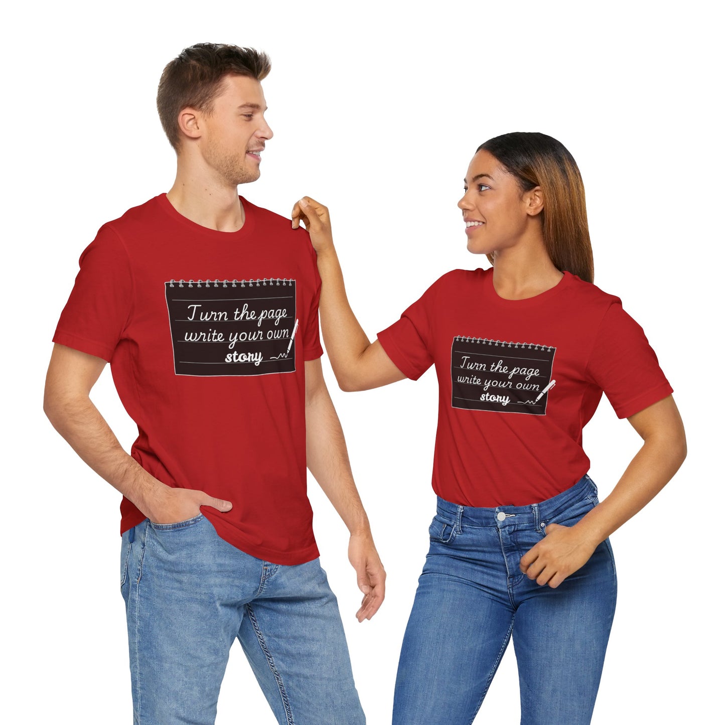 Turn the Page And Write Your Story Unisex Softstyle T-Shirt
