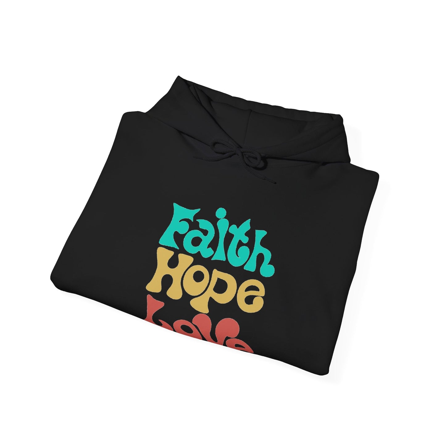 Faith Hope Love Unisex Heavy Blend™ Hooded Sweatshirt