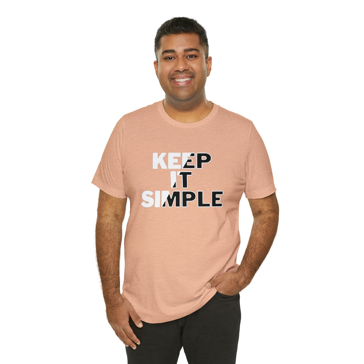 Keep It Simple Unisex Jersey Short Sleeve Tee