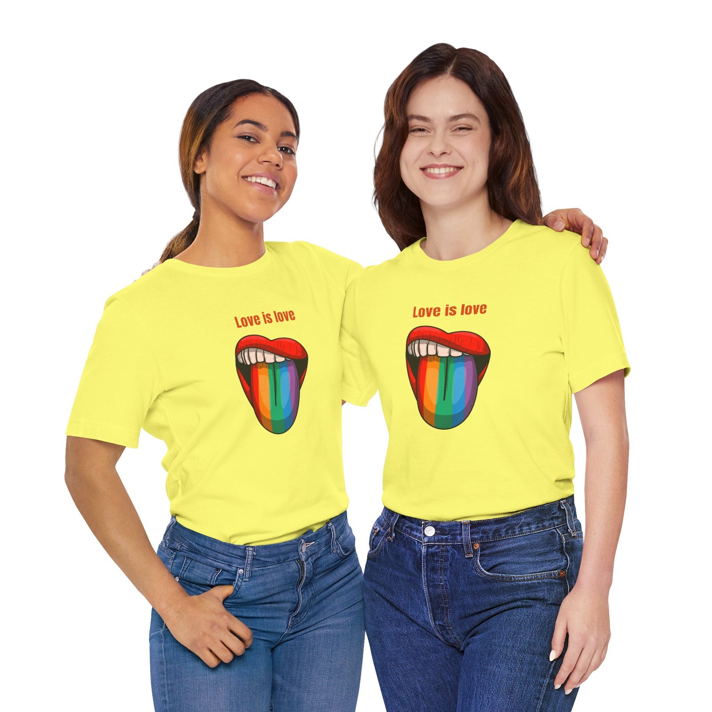 Love Is Love Unisex Jersey Short Sleeve Tee
