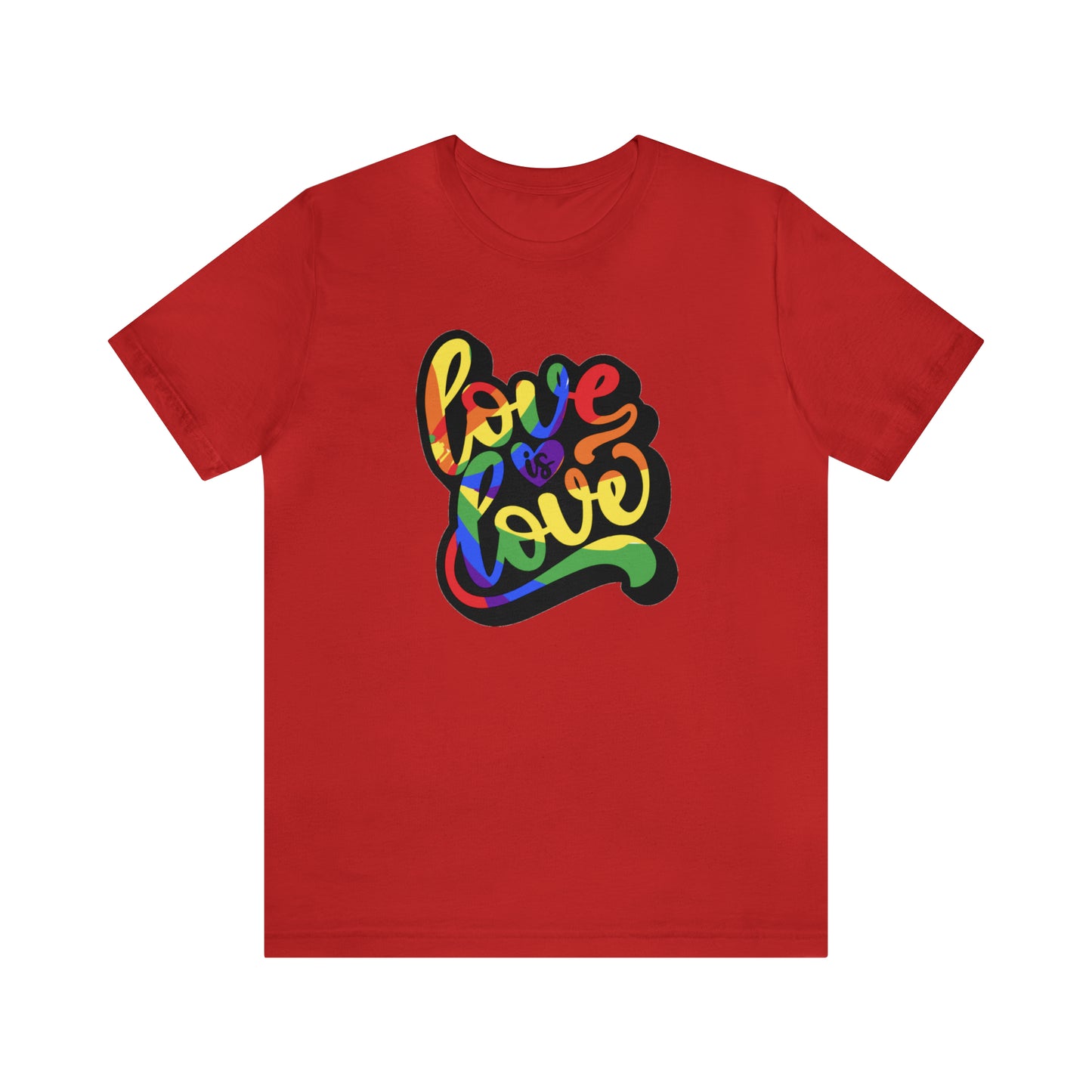 Love Is Love Unisex Jersey Short Sleeve Tee