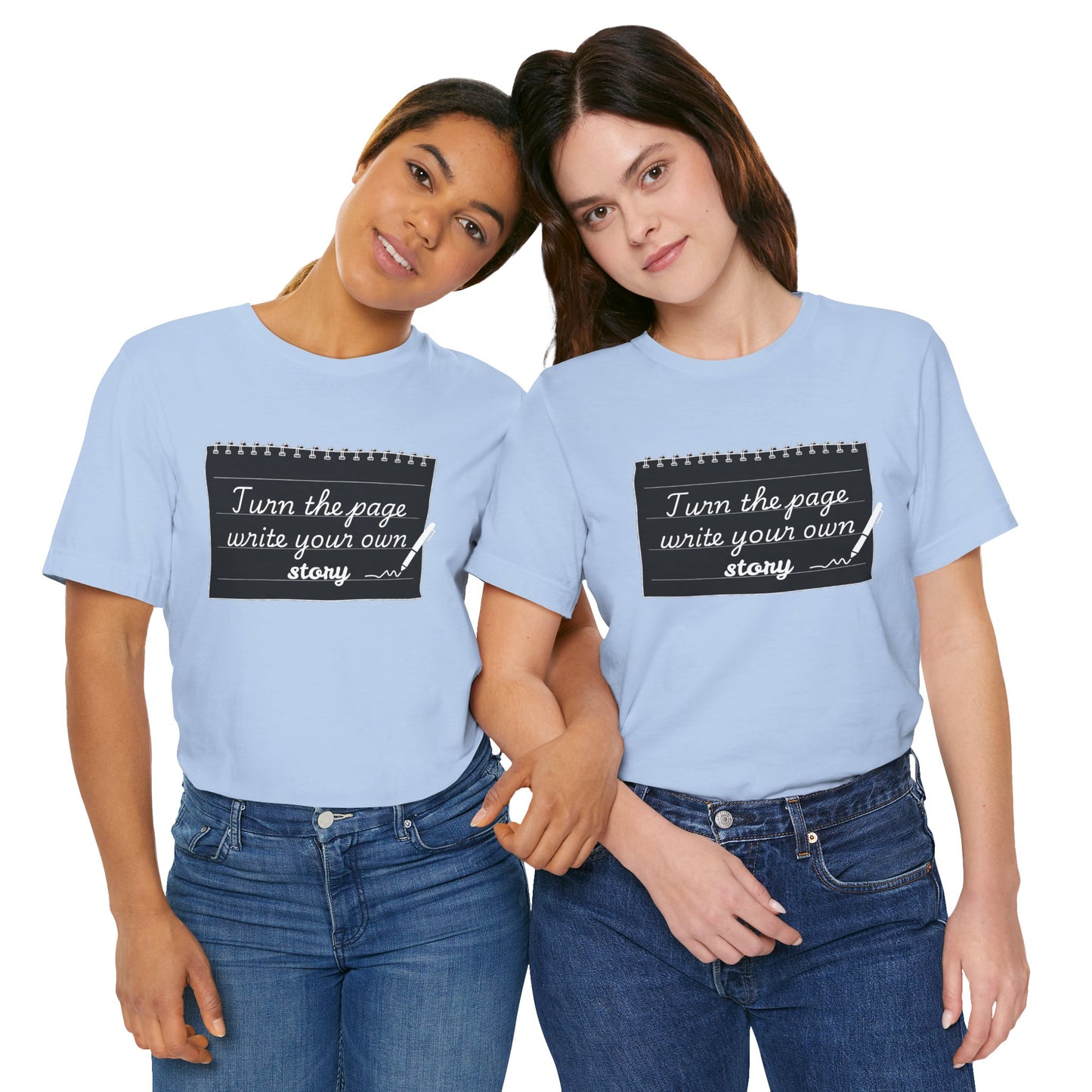 Turn the Page And Write Your Story Unisex Softstyle T-Shirt