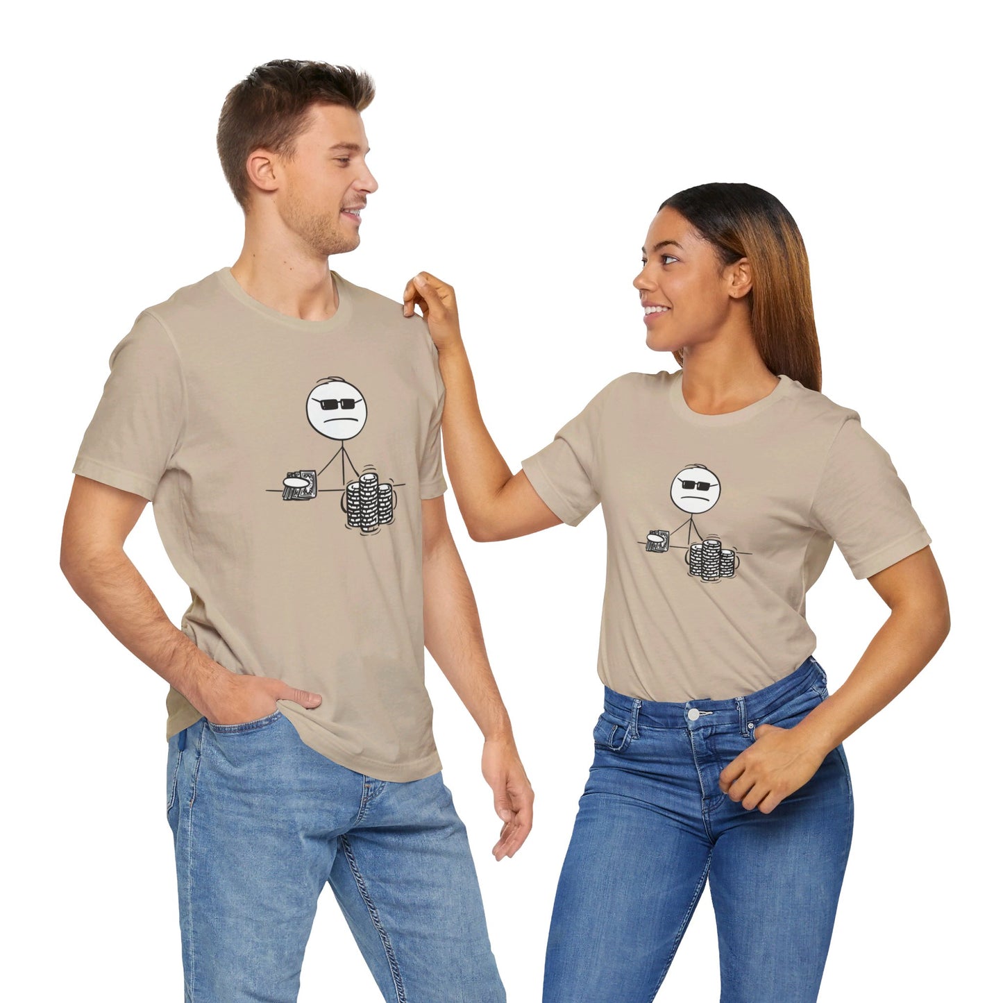 Poker/ Cards Unisex Jersey Short Sleeve Tee