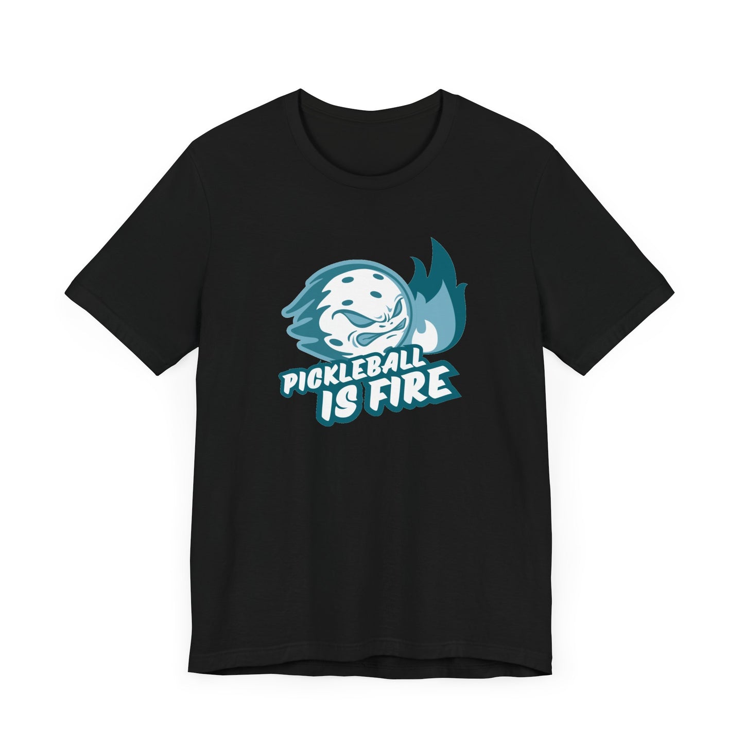 Pickleball Is Fire Unisex Jersey Short Sleeve Tee