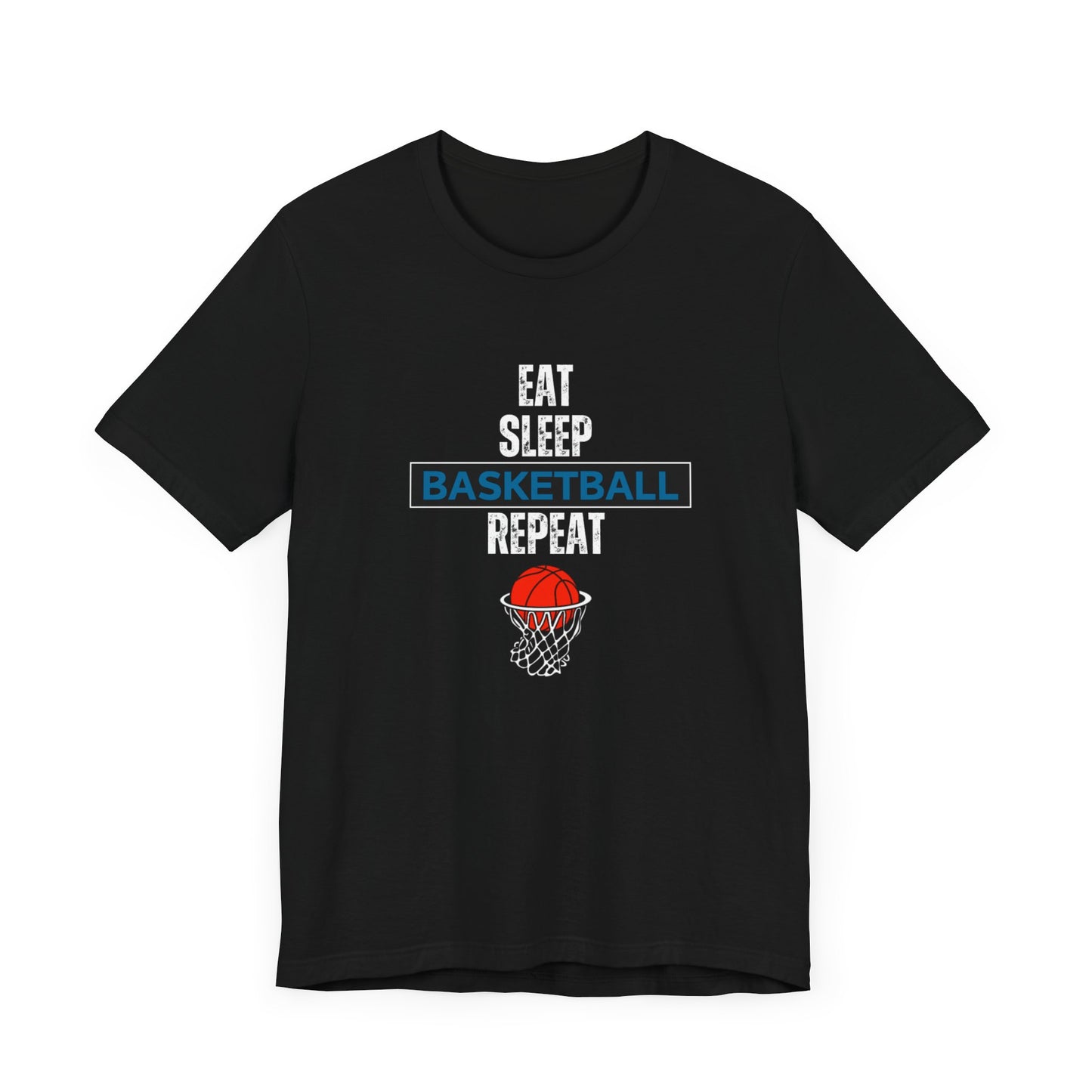 Eat, Sleep, Basketball, Repeat Unisex Jersey Short Sleeve Tee
