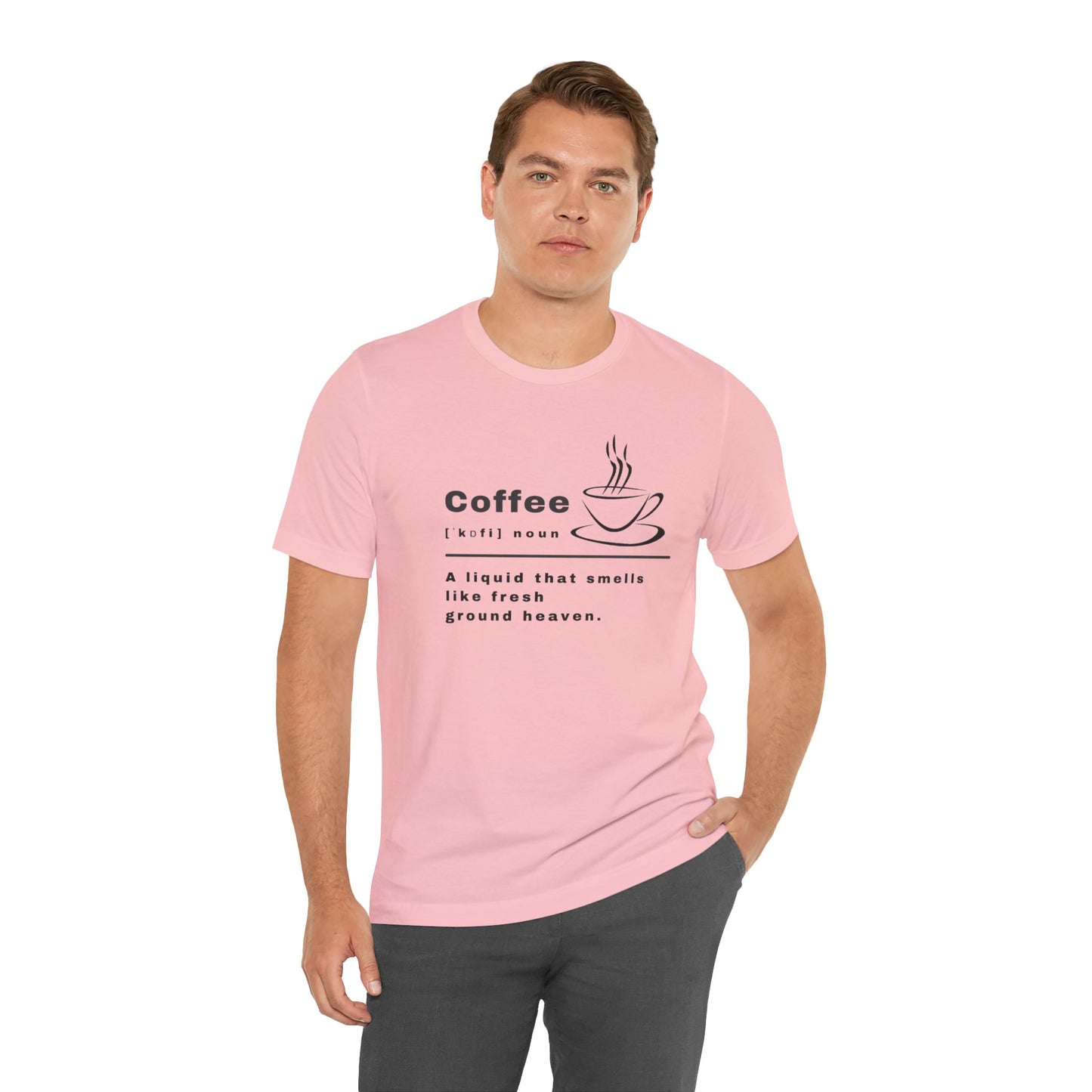 Coffee Unisex Jersey Short Sleeve Tee