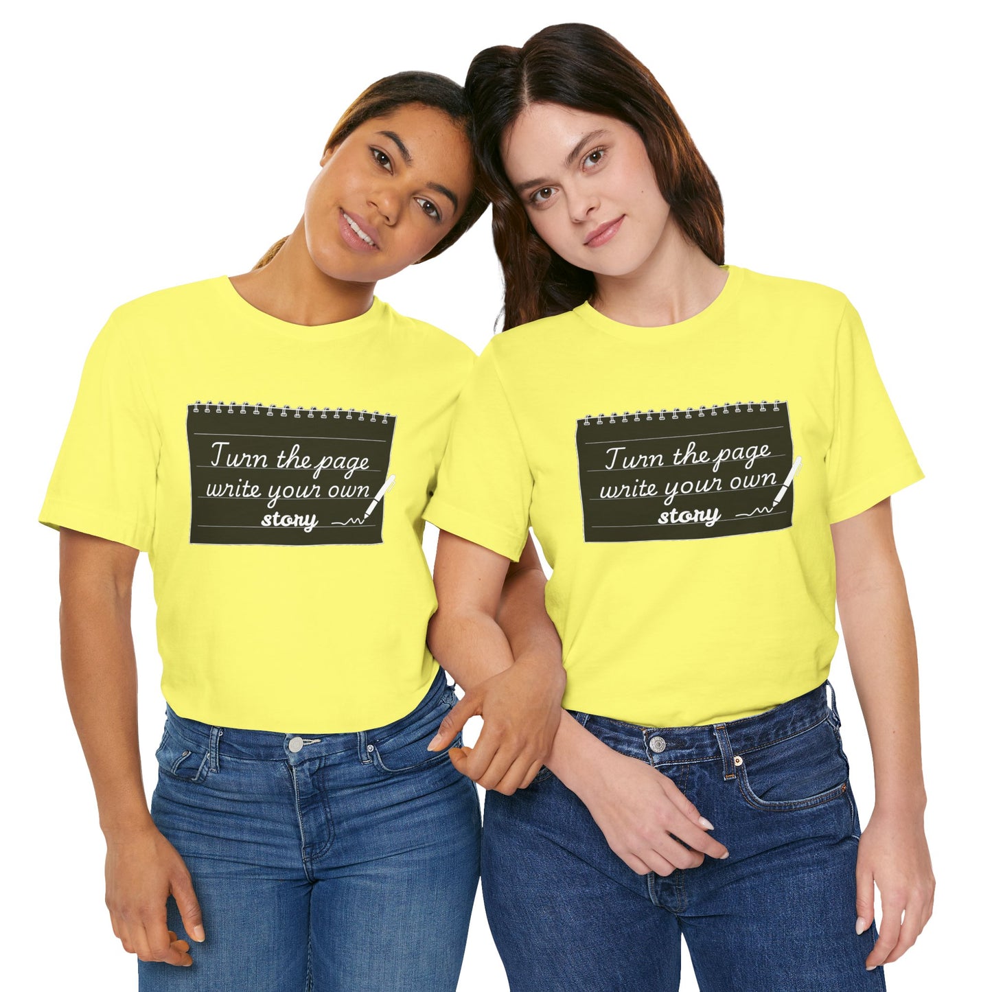 Turn the Page And Write Your Story Unisex Softstyle T-Shirt