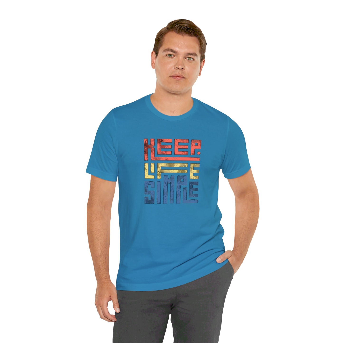 Keep Life Simple Unisex Jersey Short Sleeve Tee