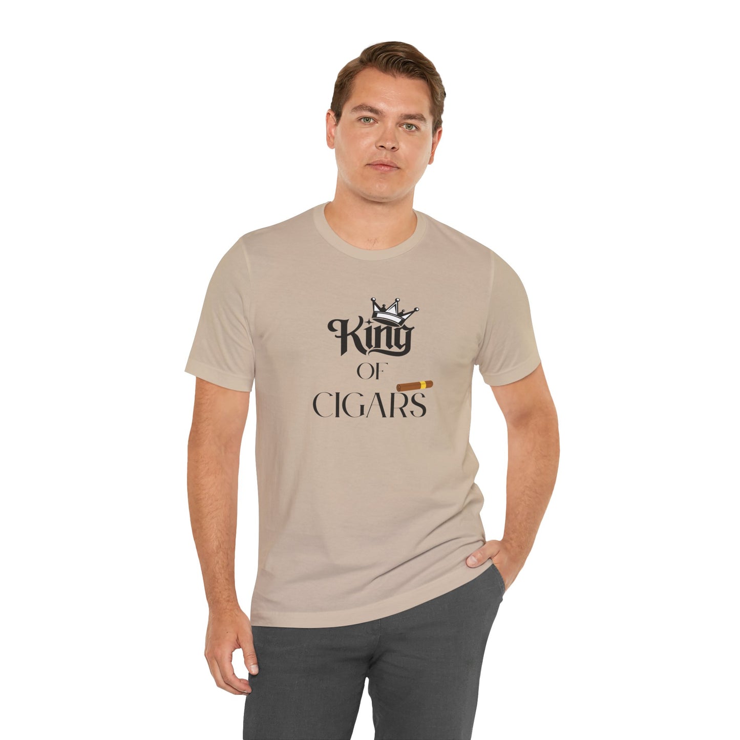 Cigars/ King of Cigars Unisex Jersey Short Sleeve Tee