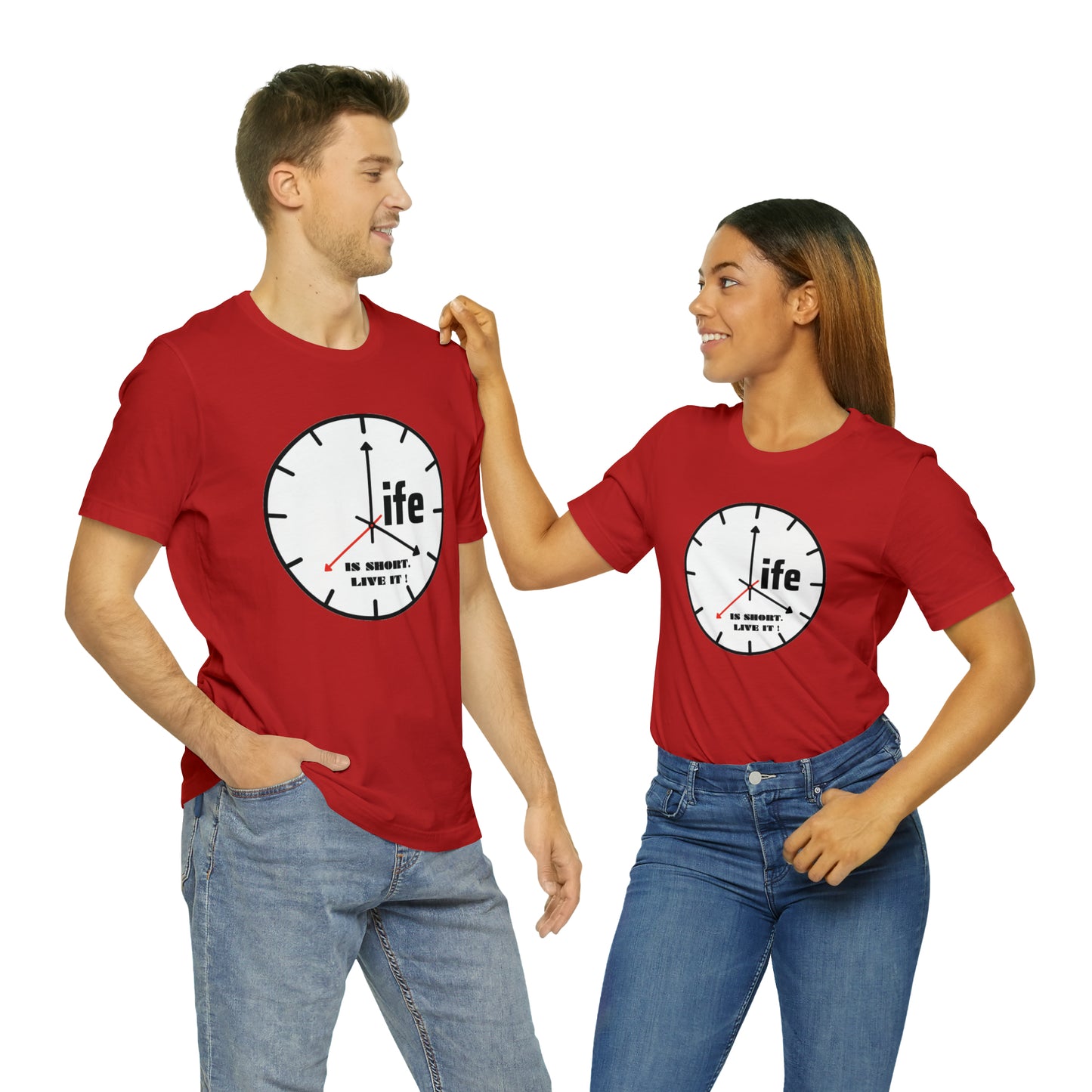 Life is To Short Live It Unisex Jersey Short Sleeve Tee