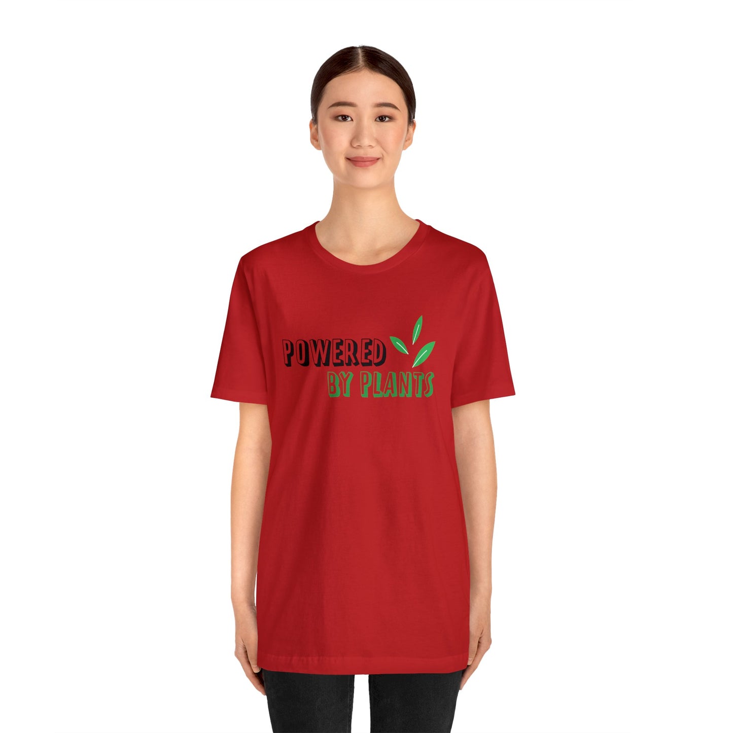 Powered By Plants Unisex Jersey Short Sleeve Tee