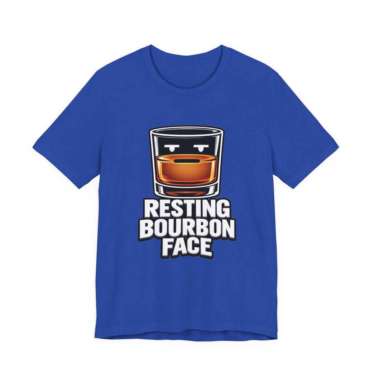 Resting Bourbon Face Unisex Jersey Short Sleeve Tee