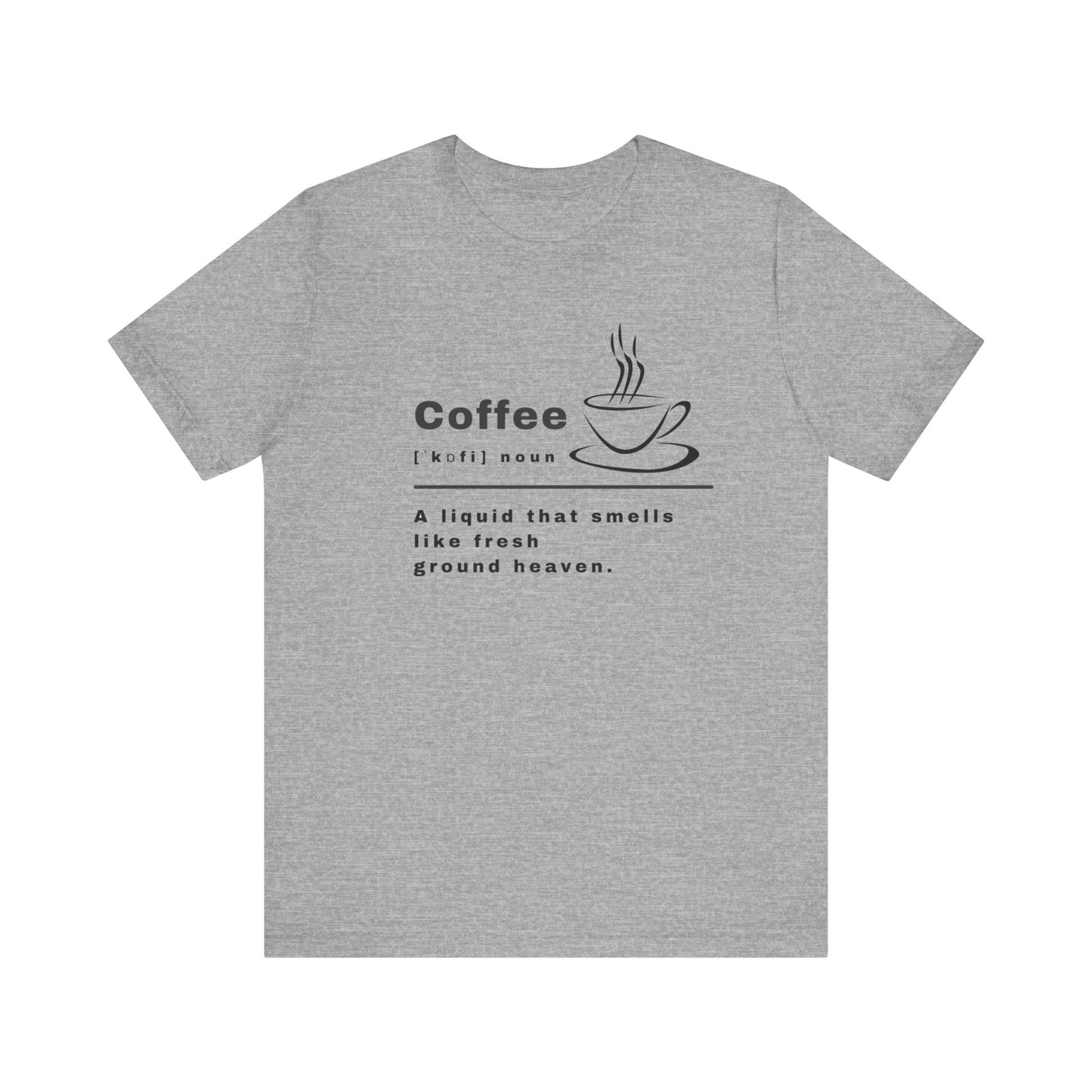 Coffee Unisex Jersey Short Sleeve Tee