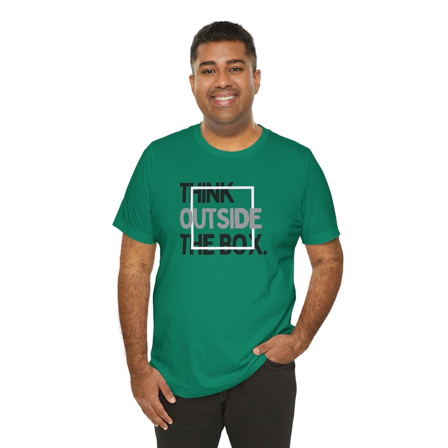 Think Outside the Box Unisex Jersey Short Sleeve Tee