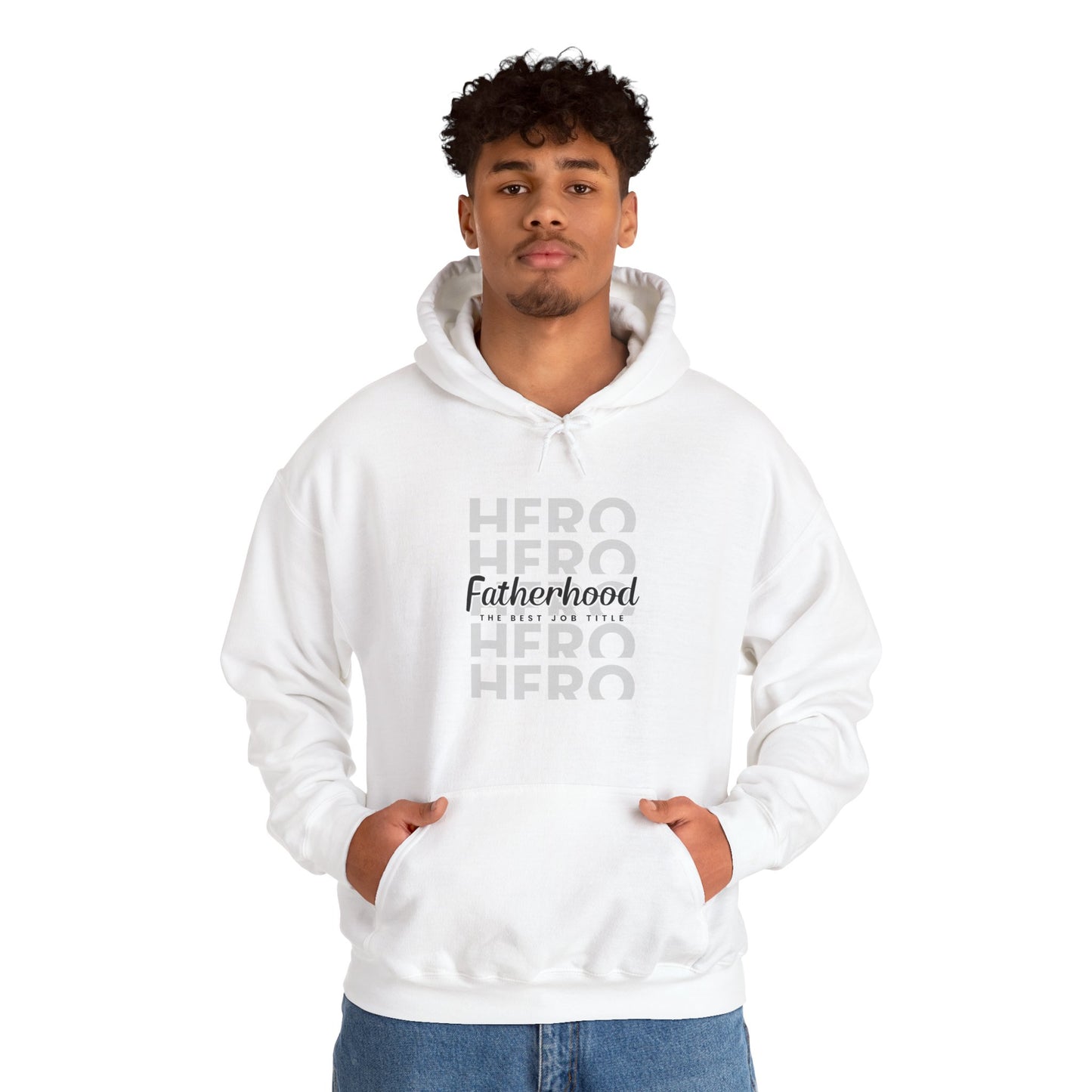 Dad/ Fatherhood Hero Unisex Heavy Blend™ Hooded Sweatshirt