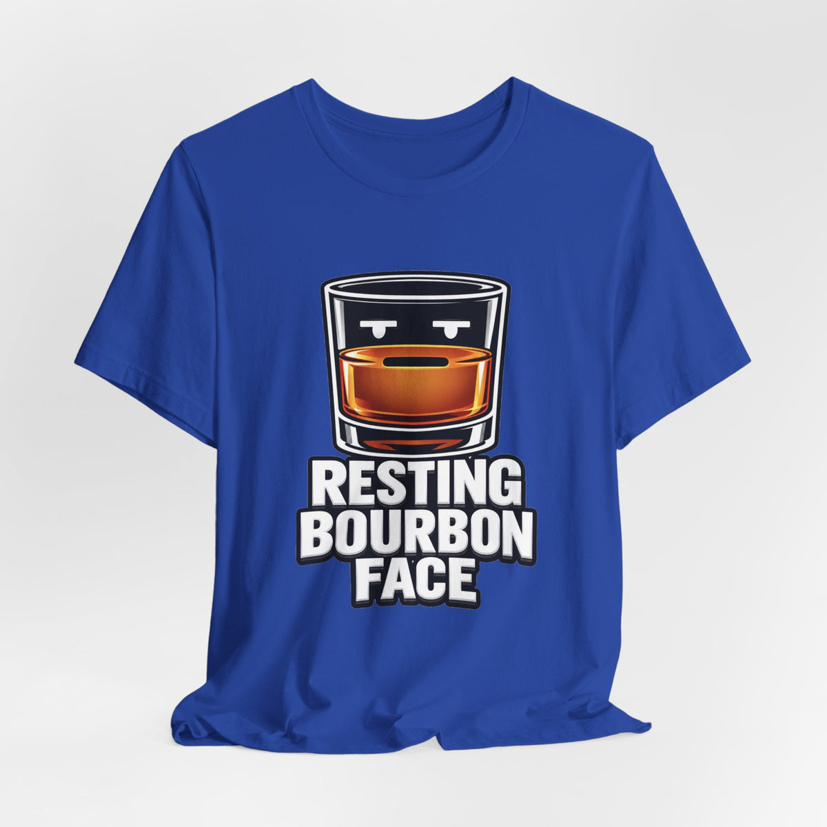 Resting Bourbon Face Unisex Jersey Short Sleeve Tee