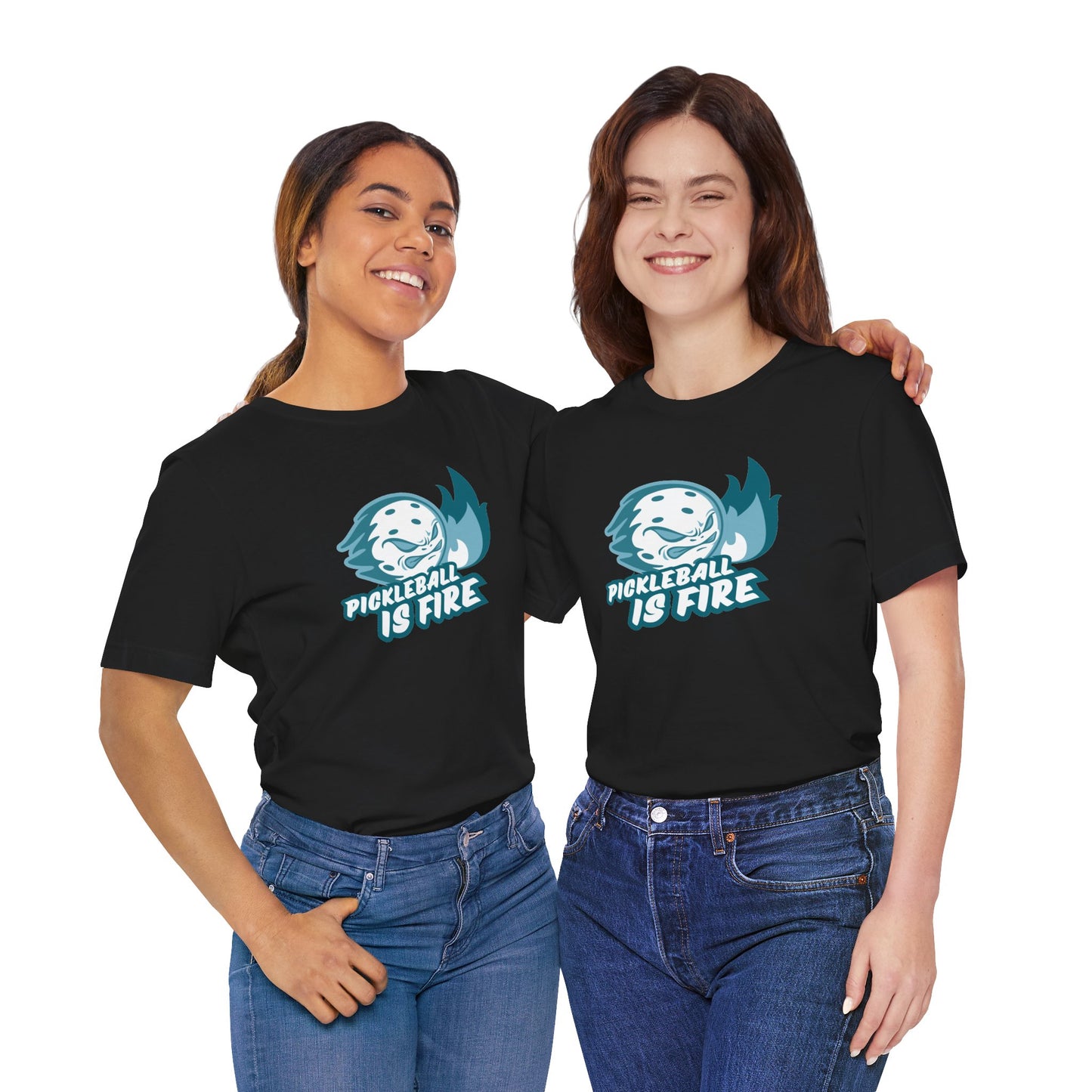 Pickleball Is Fire Unisex Jersey Short Sleeve Tee