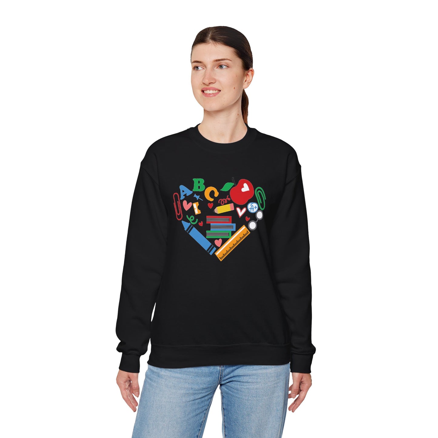 A,B,C Unisex Heavy Blend™ Crewneck Sweatshirt