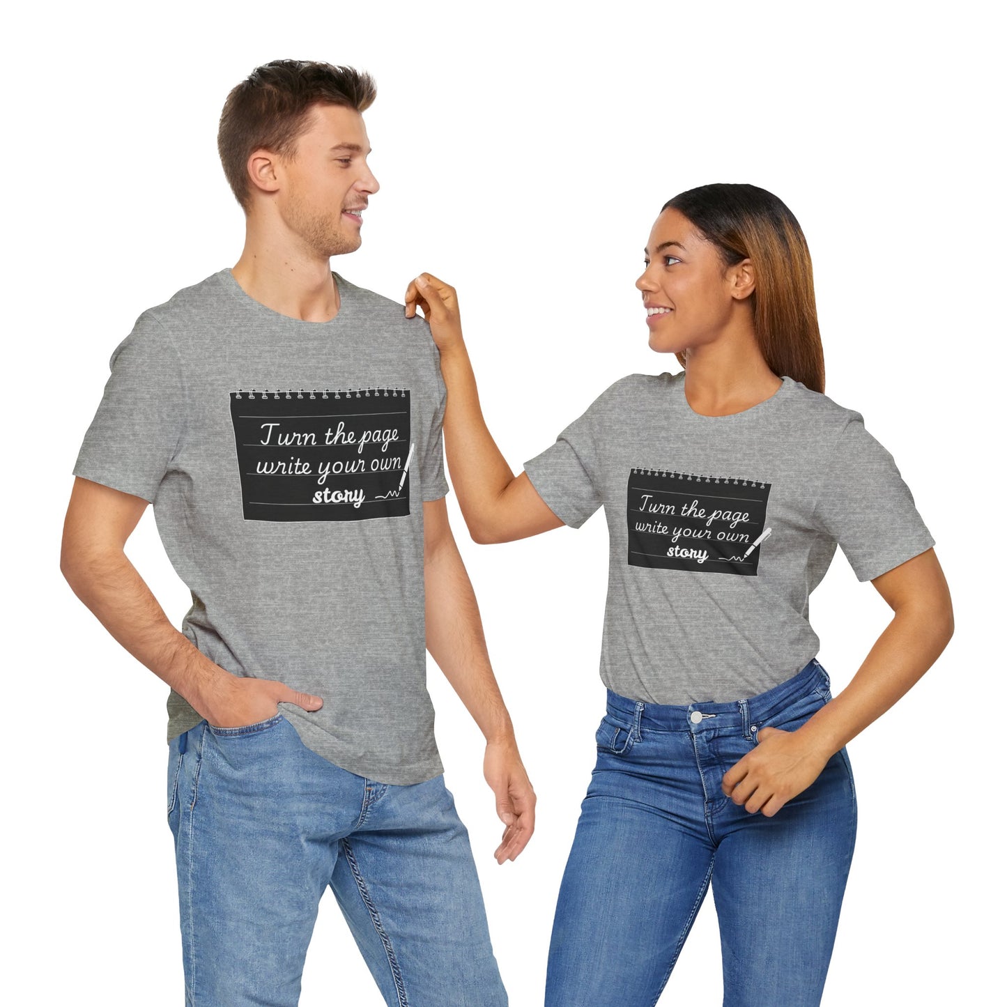 Turn the Page And Write Your Story Unisex Softstyle T-Shirt