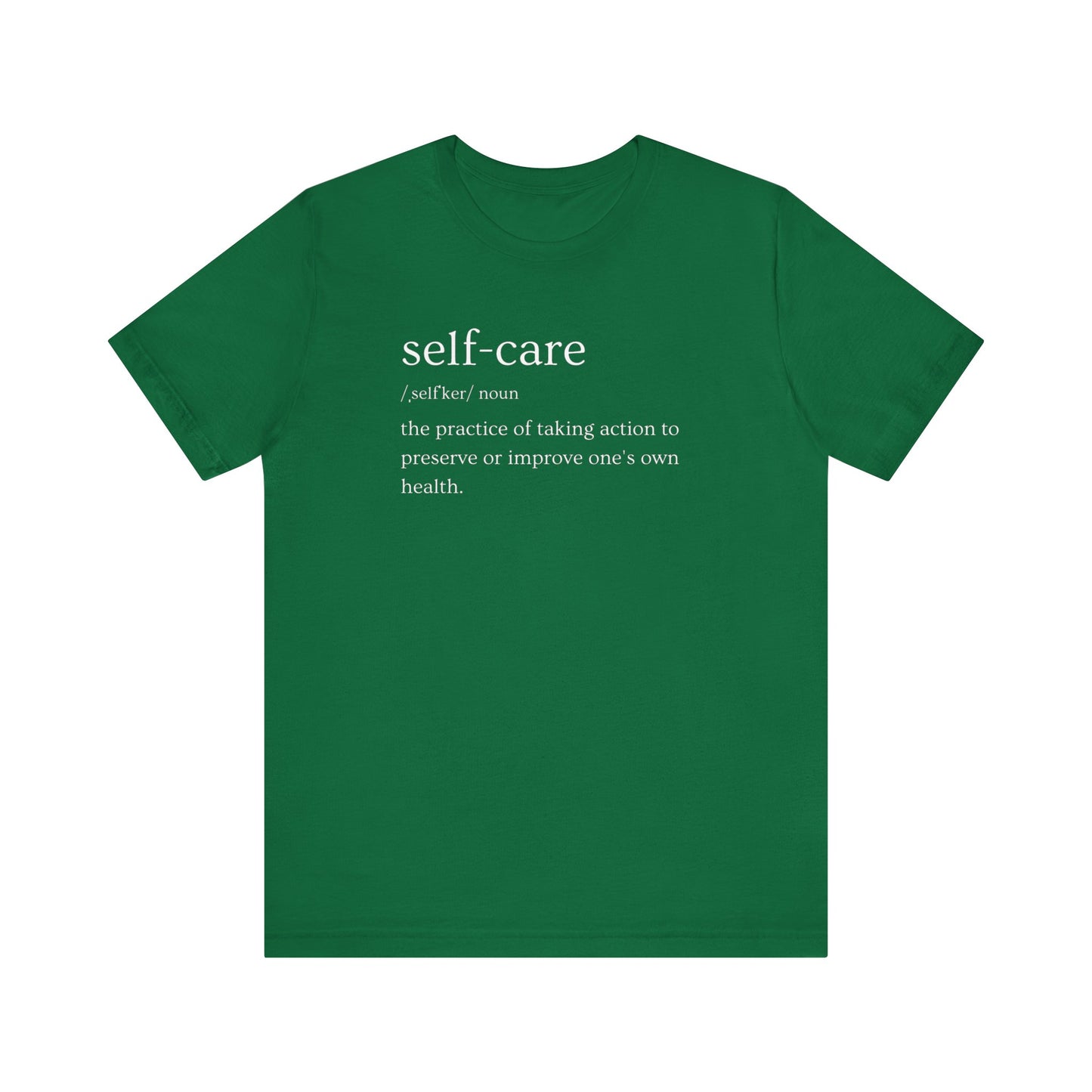 Self-Care Unisex Jersey Short Sleeve Tee