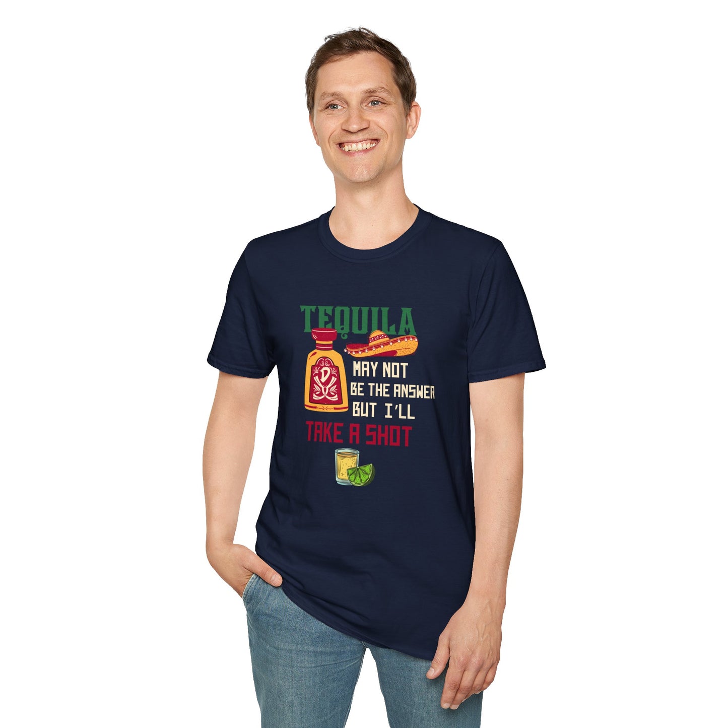 Tequila Take a Shot Unisex Softstyle T-Shirt