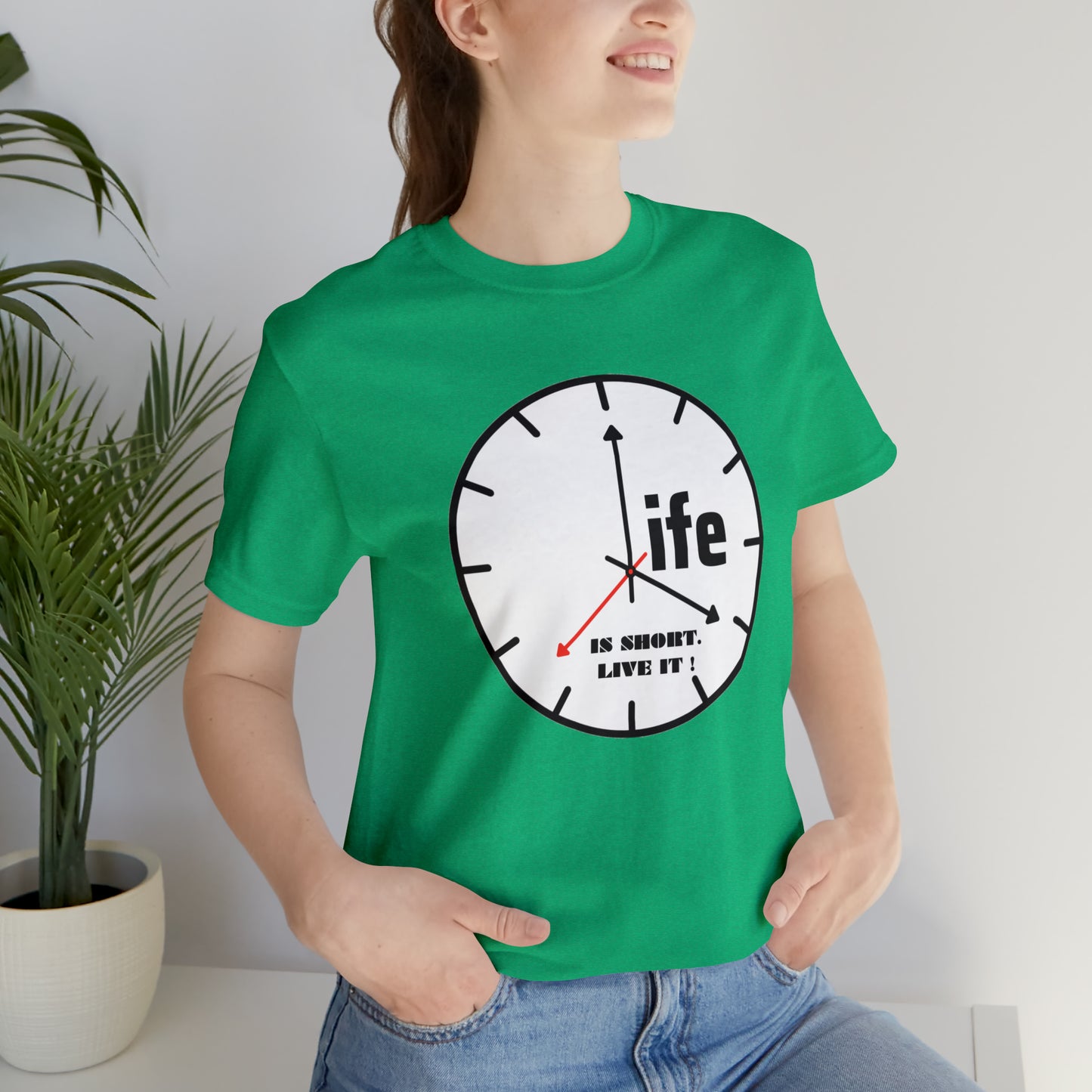 Life is To Short Live It Unisex Jersey Short Sleeve Tee