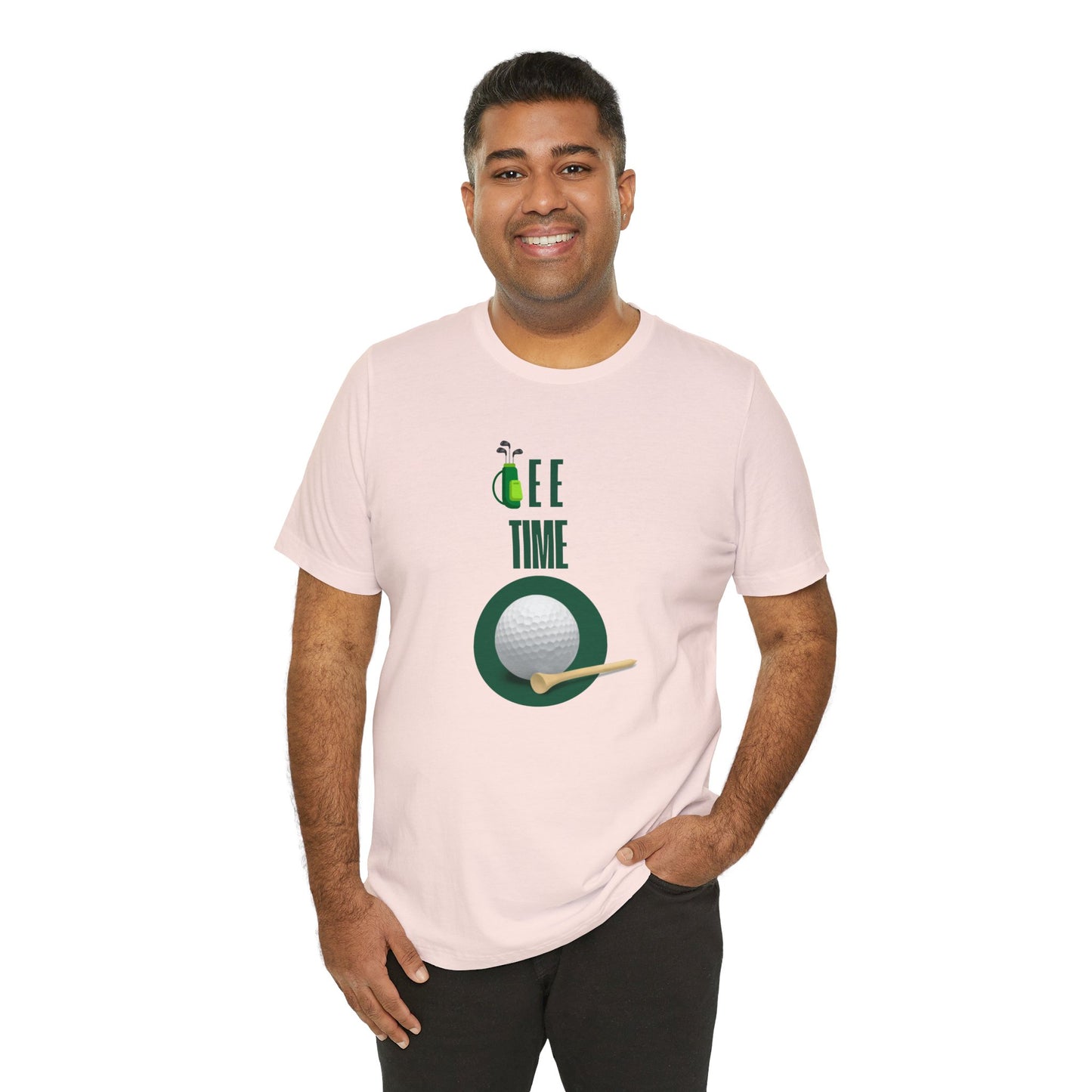 Golf/ Tee Time Unisex Jersey Short Sleeve Tee