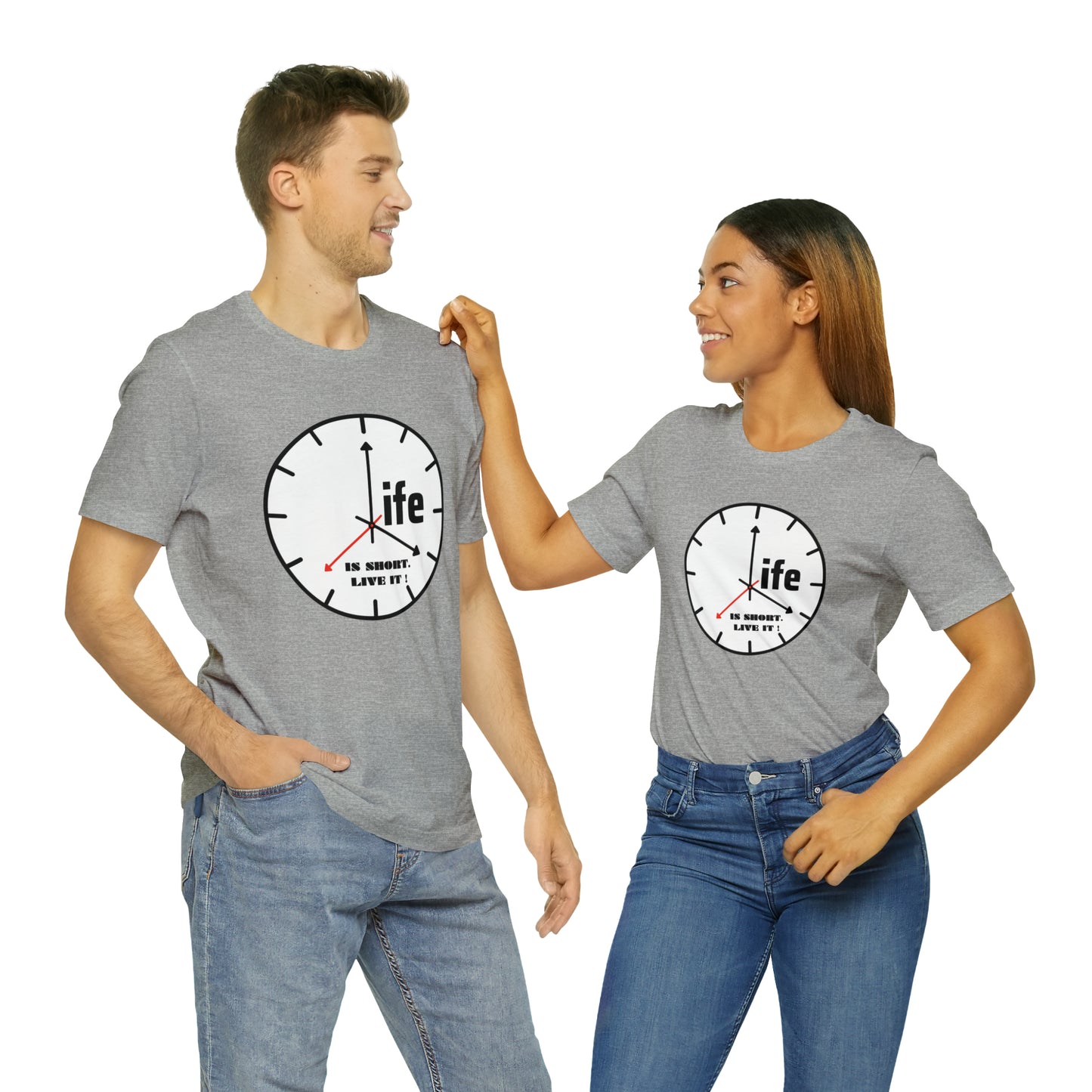 Life is To Short Live It Unisex Jersey Short Sleeve Tee