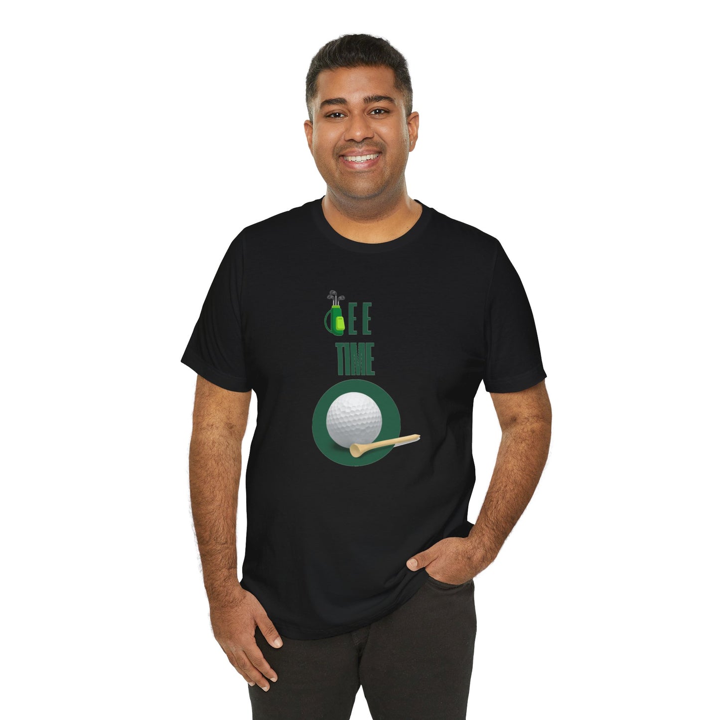 Golf/ Tee Time Unisex Jersey Short Sleeve Tee