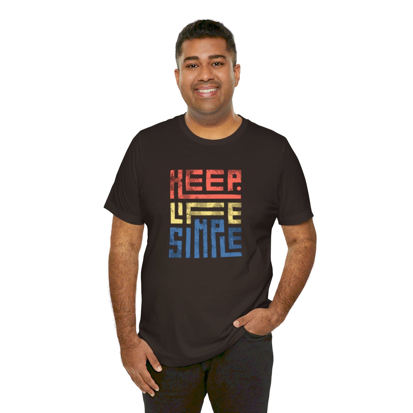 Keep Life Simple Unisex Jersey Short Sleeve Tee