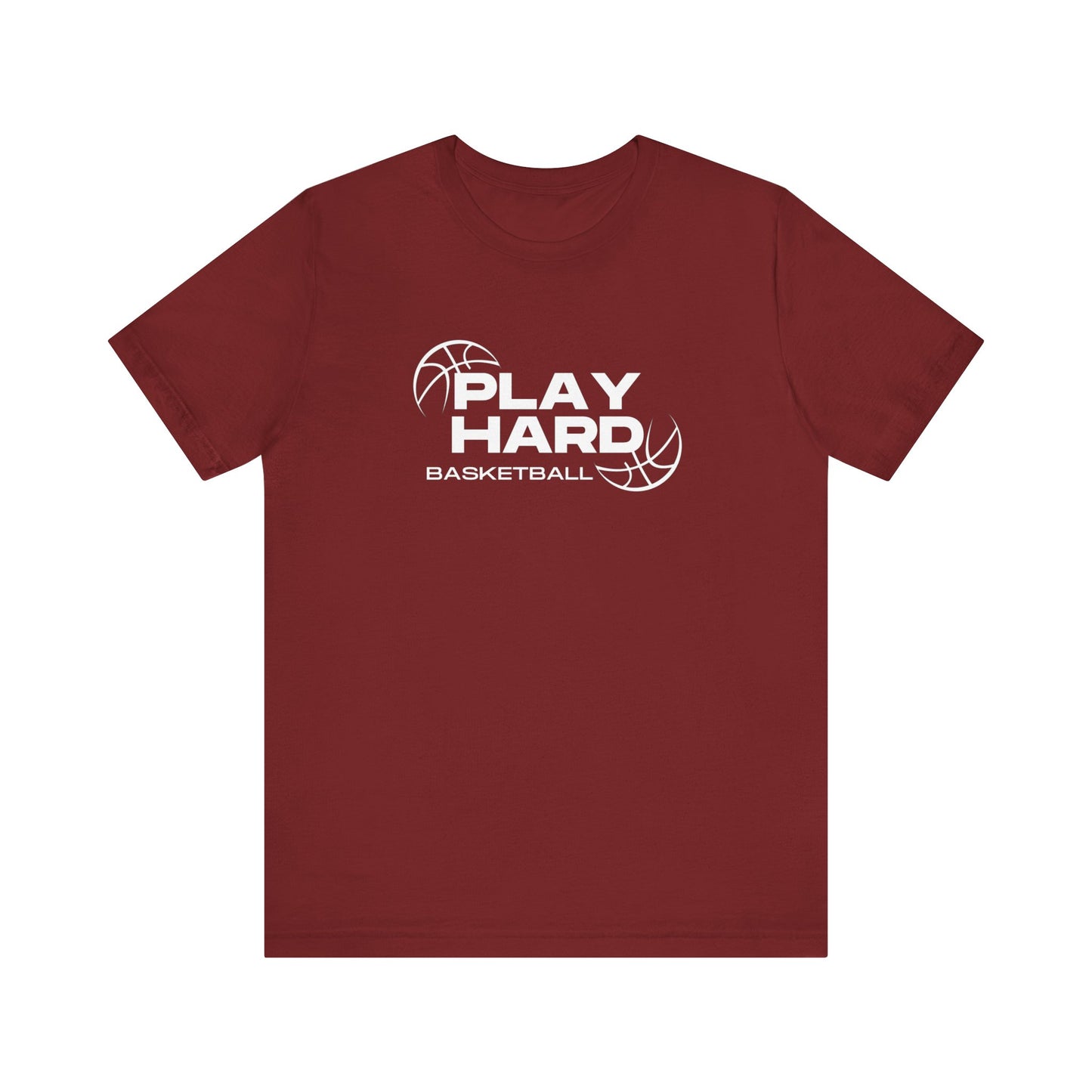 Basketball/ Play Hard Unisex Jersey Short Sleeve Tee