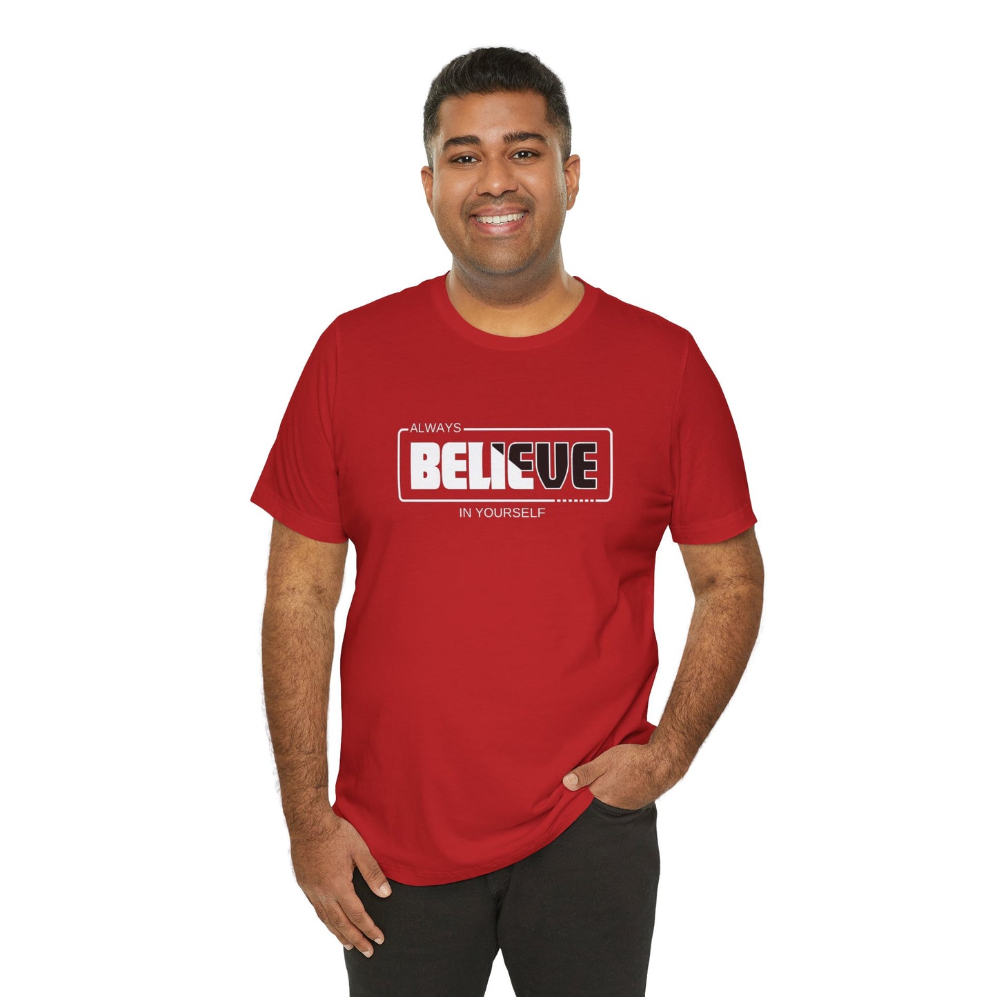 Believe In Yourself Unisex Jersey Short Sleeve Tee