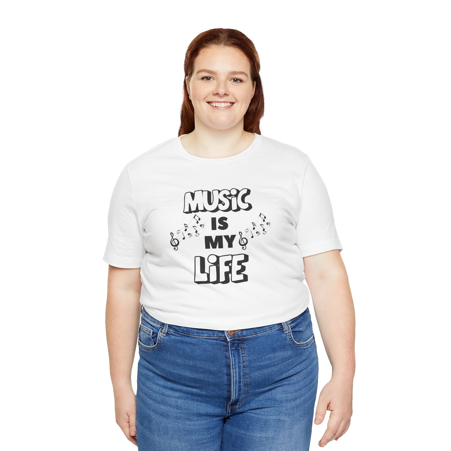 Music is My Life Unisex Jersey Short Sleeve Tee