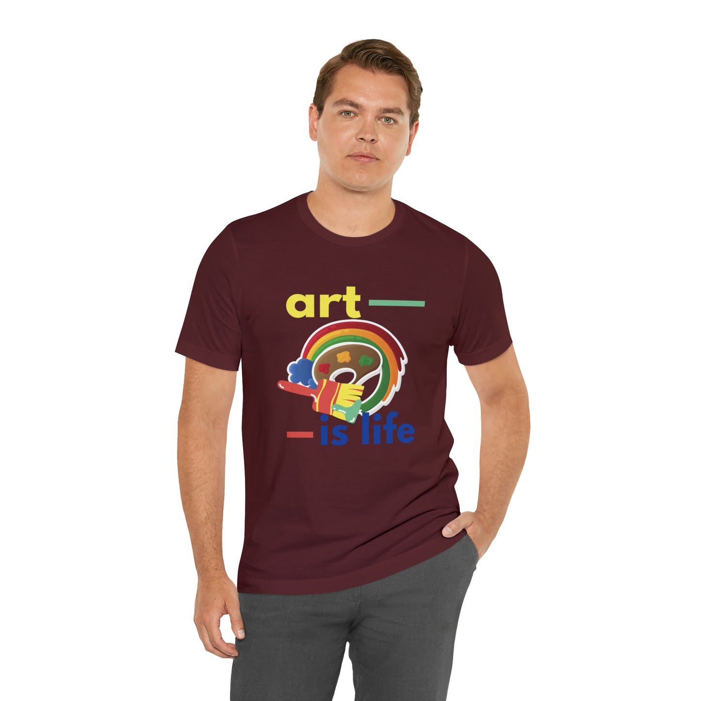 Life Is Art Unisex Jersey Short Sleeve Tee